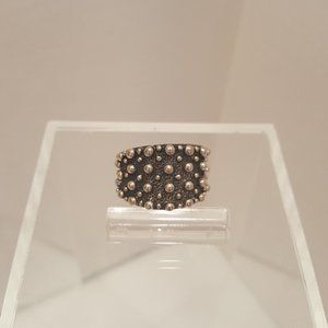 Sterling Knob Ring size10 1/2